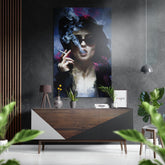 Marla Singer Brushed Aluminium Dibond Wall Art.
